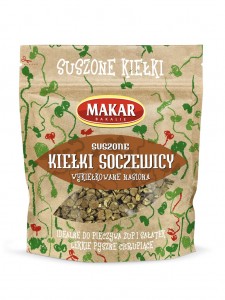 Dried lentil sprouts