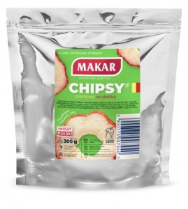 Chipsy jabłkowe ze skórką